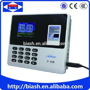 biometric fingerpritn time recording attendance machine/fingerprint time recording attendance machine