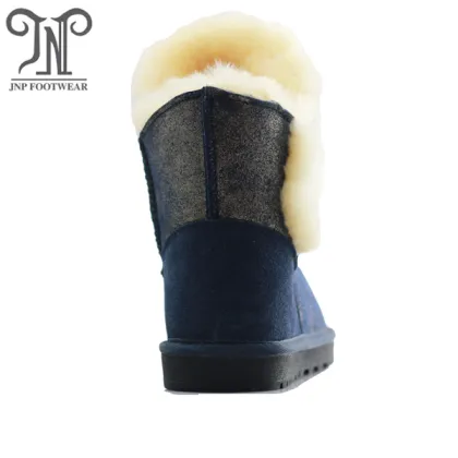 Fashion fluffy warm snow wool footwear ankle boots