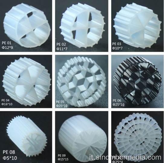 MBBR Carrier Media, PE Plastic MBBR Bio Filter Media