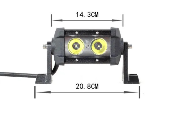 Single Row 7.5 Inch 20w Automotive Led Light Bar , Led Work Light Bar For Offroad