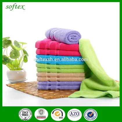 110g organic bamboo towel,dobby bamboo fiber towel