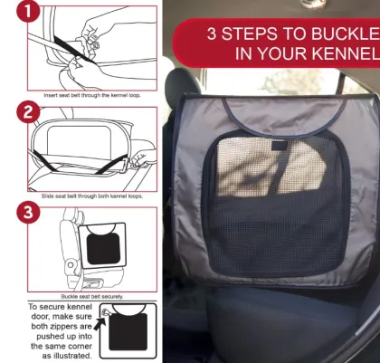 Portable Car Seat Kennel for Pets