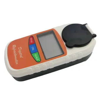 Portable Digital Pocket Saltwater Refractometer - Salinity Meter with Light, 0-100% Specific Gravity Range
