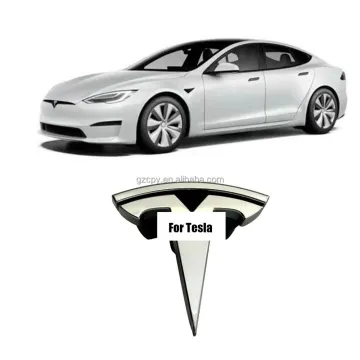 Tesla Model S Front Bumper Emblem Logo T-Badge 1056386
