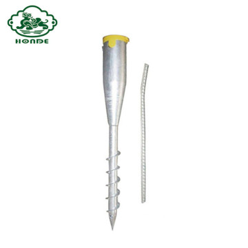 Steel galvanized ground screws for solar system