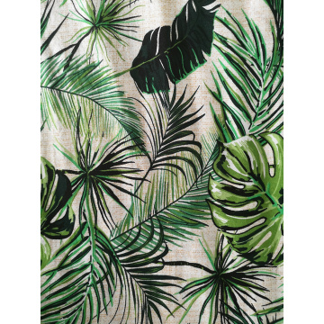 Tissu d&#39;impression légère Tropical Rayon Poplin 45S