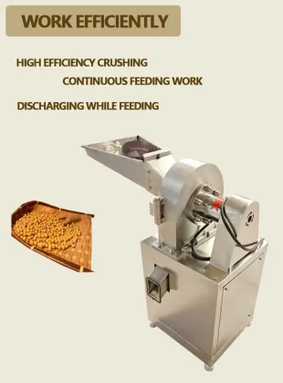 Electric Rice and Grain Flour Grinding Mill Machine