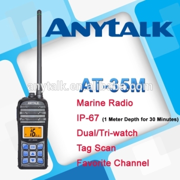 AT-35M IP67 waterproof marine two way radio