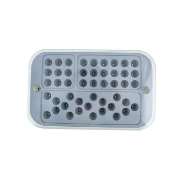 Professional Scalare 10-inch Square Three-Color LED Truck Combination Turn Signal Tail Lamp Lights: Enhance Your Vehicle's Visibility and Style