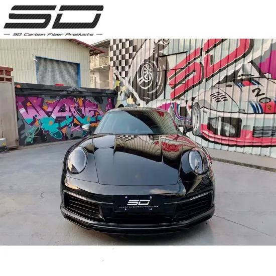 High-Quality Dry Carbon Fiber Body Kit for Porsche 992/911: Front Lip, Side Skirts, Rear Diffuser & Wing