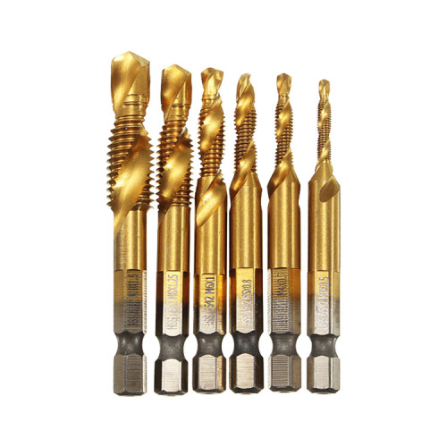 Titanium Combined Combination HSS Drill Tap Screw Tapping