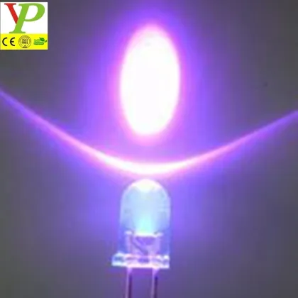 Epistar 0.06W UV 365nm Round Dip LED Chip Diode
