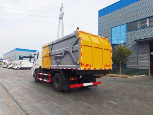 Dongfeng 4x2 hook lift arm refuse collection truck