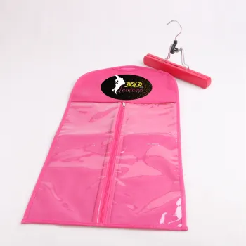 100sets Customized plastic bag hair extension bag garment bag and wooden hanger for wig with ombre logo