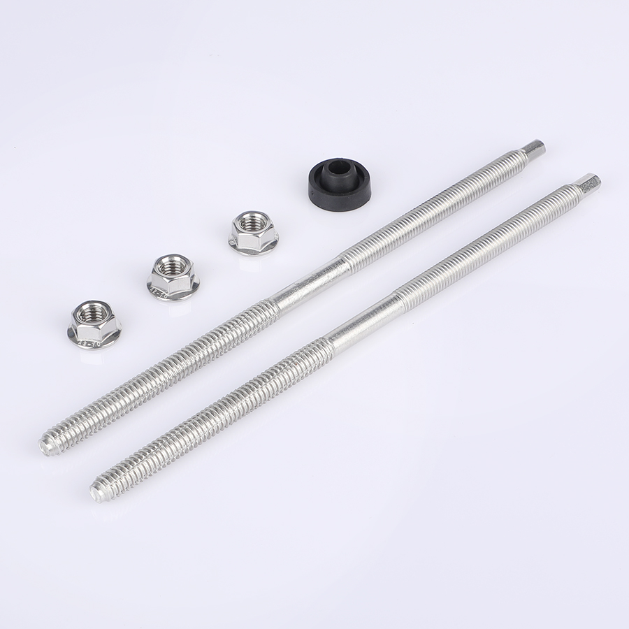 Stainless steel double thread bolts four claws (5)