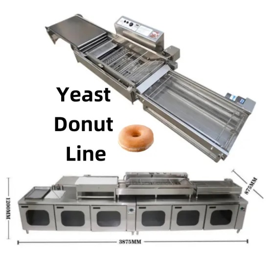 Fully Automatic Donut Production Line: Doughnut Proofer and Fryer for Small Bakeries