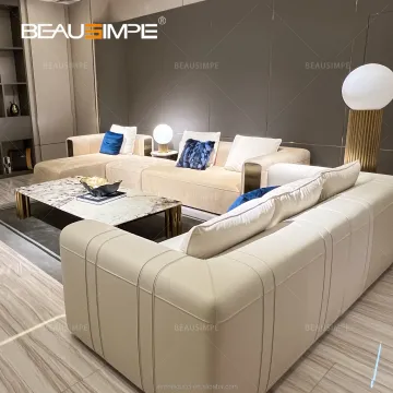 Italian Luxury Modular Leather Sofa