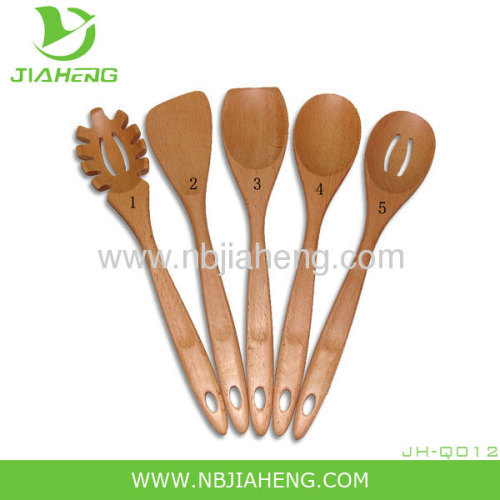 Vintage Cooks Tools 5 Wooden Spoon Set - New 