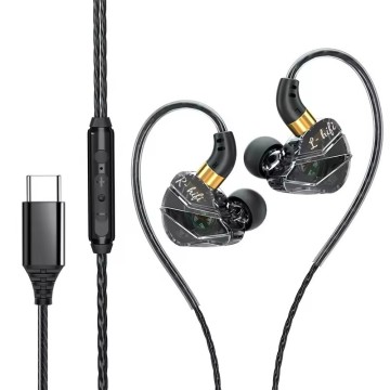 2024 New In-Ear Heavy Bass Wired Headphones with Mic S16 Subwoofer Gaming Headset HiFi 3D Sports Earphones