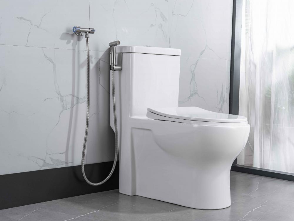 더블 핸들 스테인리스 스틸 화장실 Bidet Sprayer 세트 키트