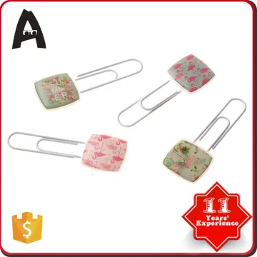 Hot sale factory supply flamingo paper clip in pp box