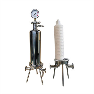 High-Flow Industrial Filtration Equipment: Stainless Steel Filter Housing & Precision Cartridge (304/316L)