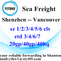Shenzhen zee vracht scheepvaartmaatschappij naar Vancouver