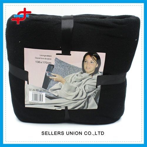 Biasa yang dicelup Polar Fleece selimut selesa TV selimut