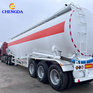 3/4/5 Axles 60 Tons Capacity Dry Bulk Transport Semi Trailer for Fly Ash, Cement, and Aluminum Powder with Good Stability