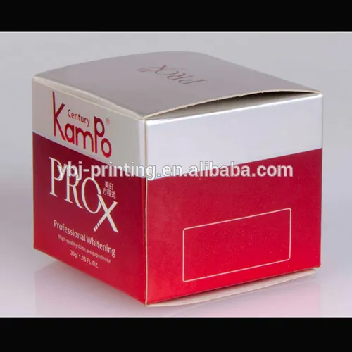 New excellent customized embossing paper box