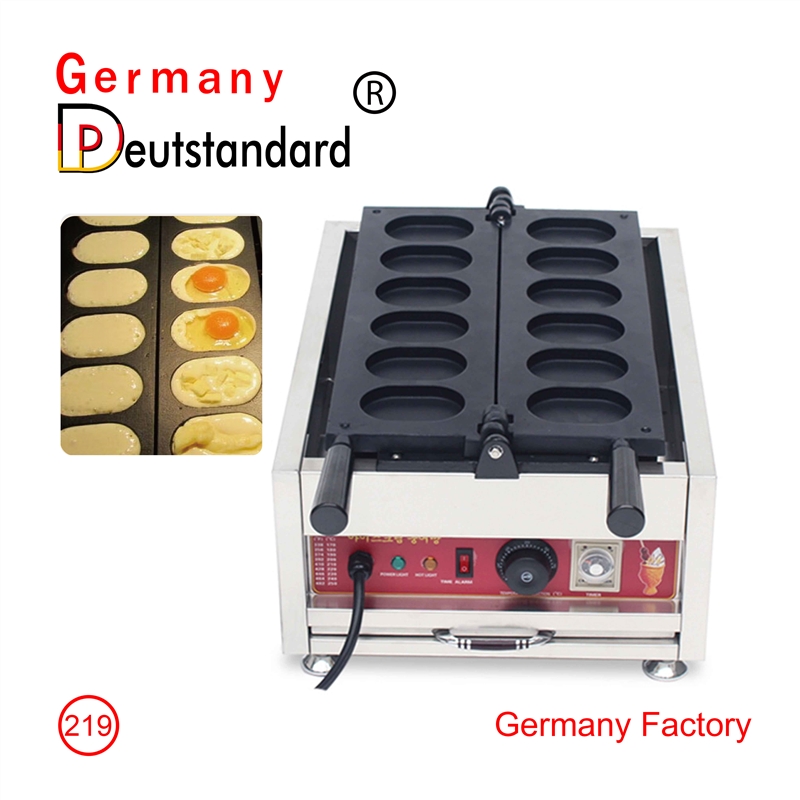 Mesin pembuat wafel telur komersial