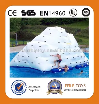 Fashion design water inflatable iceberg for adult