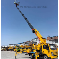 Telescopic arm 28 meter aerial work vehicle