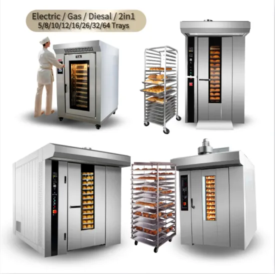 Fully Automatic Technology Wholesale Supplier: Reasonable Price Rotary Oven for 32/64 Tray Bread Making