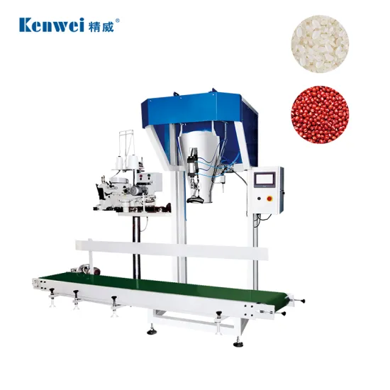 Single Head Fluid Multi-function Linear Weigher Machine for Rice, Corn, and Soybeans