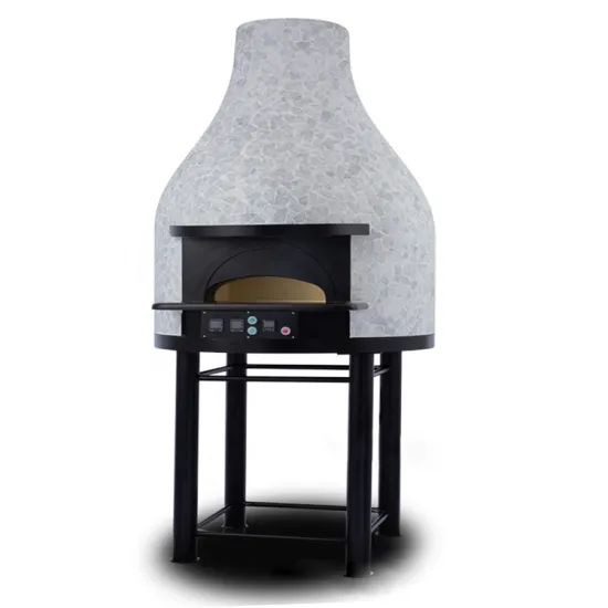 Electric Dome Mosaic Pizza Kiln Oven with Cabinet for Commercial Bakeries