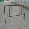 Galvanized traffic crowd control barrier