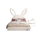 Nordic bedroom INS wind rabbit children's bed