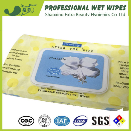 Spunlace Flushable Organic Baby Wet Wipes