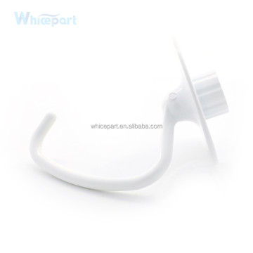 Spiral Coated Dough Hook and Mixing Parts for Bread Maker and Blender - 10cm Disk Diameter, 14.5cm Total Height