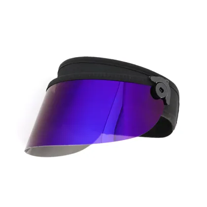 Summer sun visor face shield hat