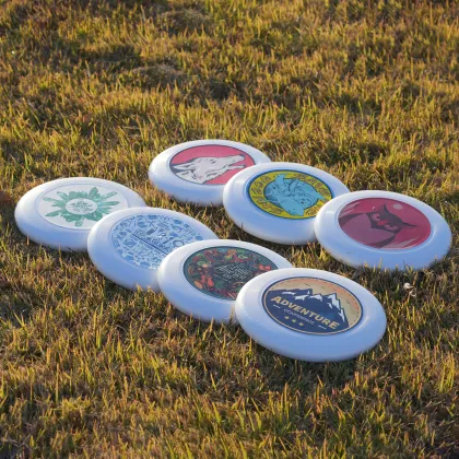 Beginners Disc Golf Frisbee: Custom Professional Plastic Flying Plate