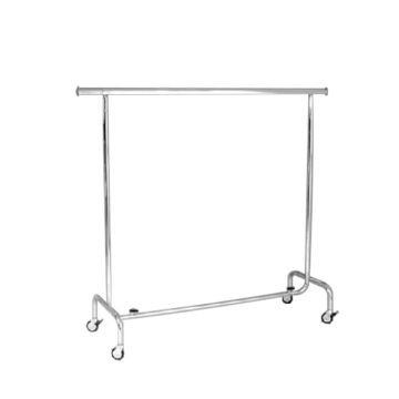 Movable Adjustable Clothing Rack Display with Rails - Wholesale