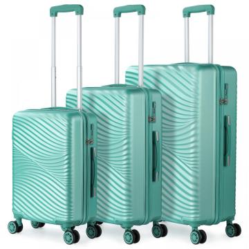 3-Piece Hard-Shell Suitcase with TSA Lock