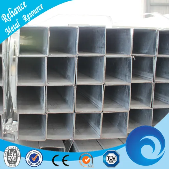 DIAMETER 20*20MM PRE GALVANIZED SQUARE STEEL PIPE