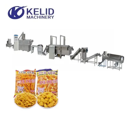 Automatic Fried Biscuit Bread Sticks Chips Production Line