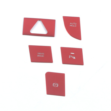 Aluminum Alloy Central Control Shift Button Patch for Hyundai 2021 Elantra - OEM Styling Accessories