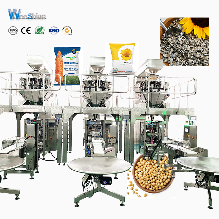 זרעי חרדל אוטומטיים 500 גרם מכונת אריזה זרעי חמניות