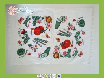 100%cotton printed tea towel