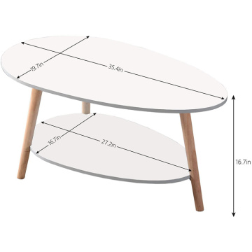 White Modern Simplistic Coffee Table